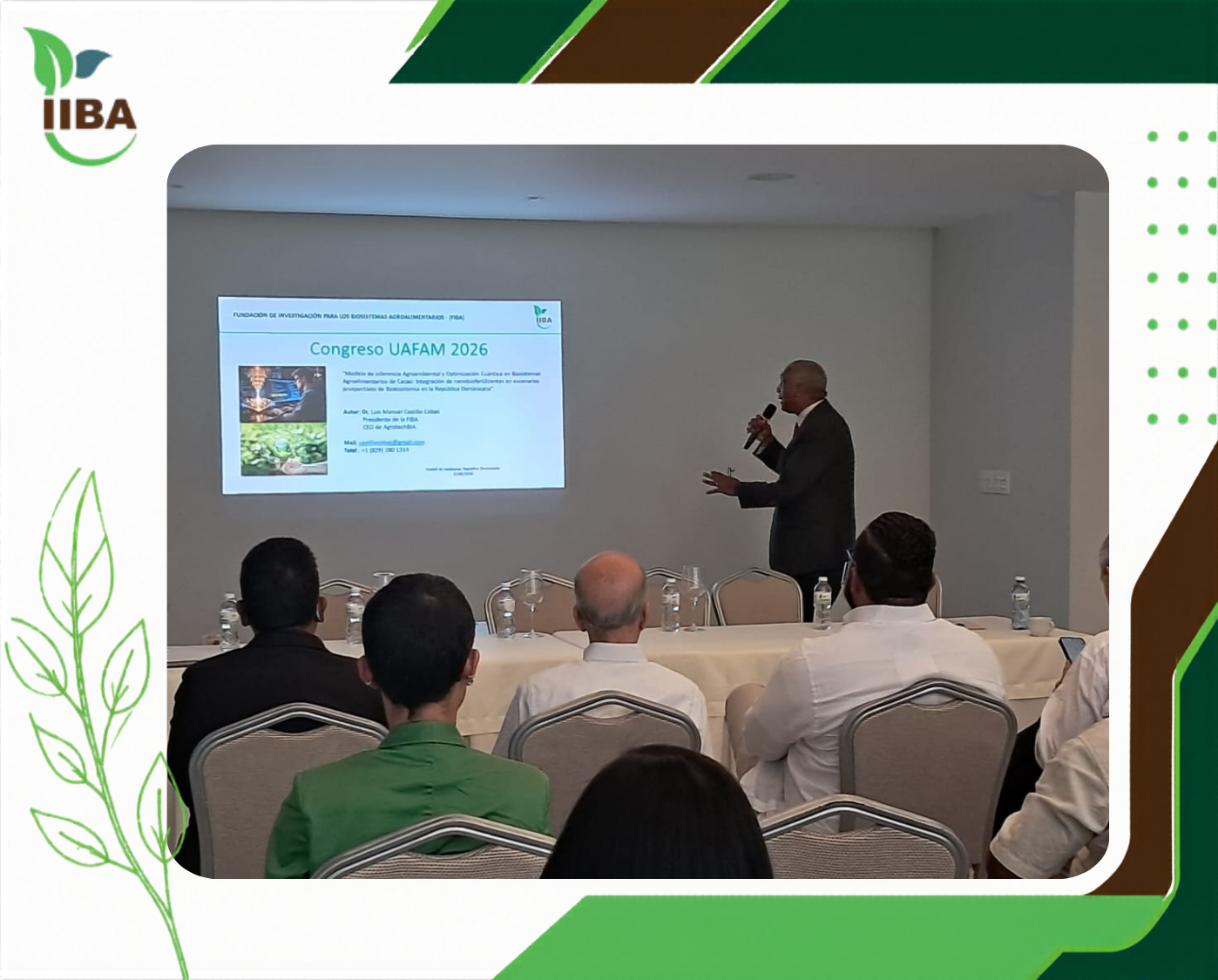 Rector del IIBA presenta propuesta científica basada en computación cuántica, inteligencia artificial y agricultura 4.0